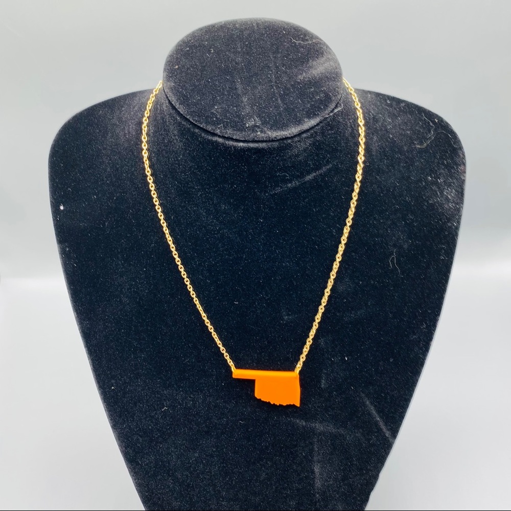 Vintage Oklahoma State Necklace
